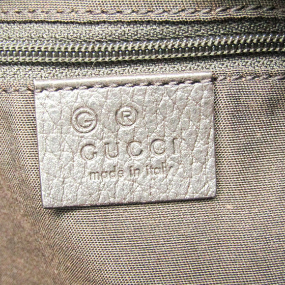GUCCI Brown Leather Tote Bag - Picture 8 of 11